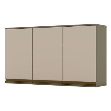 Imagem de Armário Aéreo Connect 3 Portas 120 Cm Duna Cristal – Henn