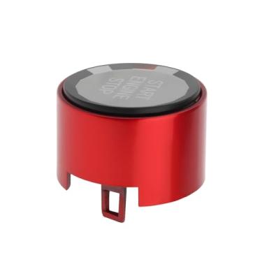 Imagem de SING F LTD Capa de botão Crystal Engine Start Stop compatível com BMW F30 F31 F20 F21 F Series ABS acabamento de substituição de plástico, vermelho
