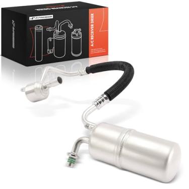 Imagem de A-Premium Secador de receptor A/C de alumínio para ar condicionado compatível com Ford Thunderbird e Mercury Cougar, 1994 1995 1996 1997, 3,8L, prata