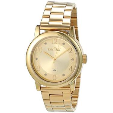 Imagem de Relógio Feminino Condor COPC21JCM/T8M Dourado Aço 50m