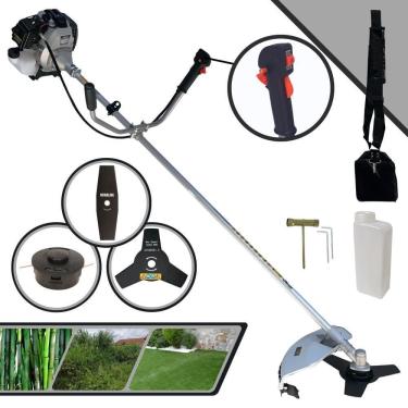 Imagem de Roçadeira Toyama Tbc43h 43cc 1,7hp + Carretel + Facas 2p 3p