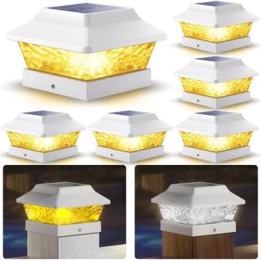 Imagem de Solar Post Cap Lights SideInlar 4x4 Metal Waterproof 2 modos - Siedinl