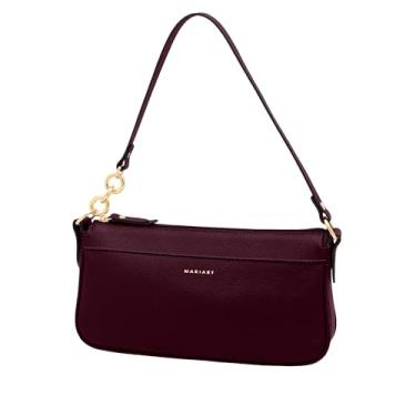 Imagem de Bolsa Shoulder Feminina de Couro Bovino Legítimo Mariart Parintins (Rubi)