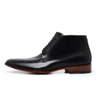 Imagem de Bota Masculina Social Preto Couro DIfranca - 158 - Paulo Vieira - 13, 