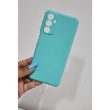 Imagem de Capa Capinha Aveludada + Película 3D Para Samsung A05s A06 A07 A15 A16