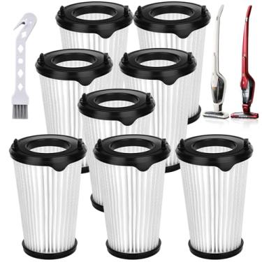 Imagem de 8 peças de substituição de filtro VAF-1TM compatível com Electrolux Ergorapido Stick Vacuum EHVS2510AW VS3510AR Standard & Pet Version PureAdvantage PureAdvantageTM Vacuum, parte # EL65522
