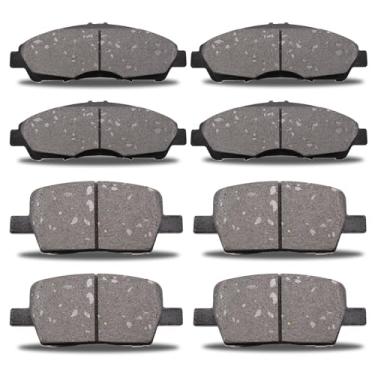 Imagem de D1896 D1914 Pastilhas de freio dianteiras traseiras semimetálicas adequadas para Buick Enclave, para Gmc Acadia, para Chevrolet Traverse, para Cadillac Xt5, para Cadillac Xt6, para Chevrolet Blazer