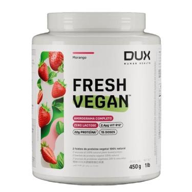 Imagem de Fresh Vegan Proteina Vegana Morango 450g - Dux-Unissex