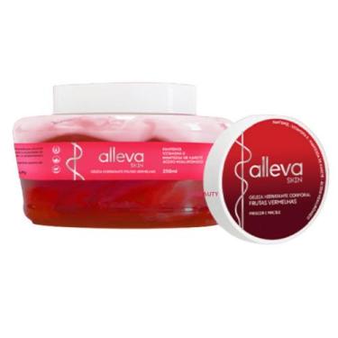 Imagem de Geléia Hidratante Corporal 250Ml Alleva - Frutas Vermelhas