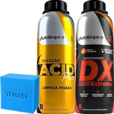Imagem de Kit Limpeza Automotiva Pesada Autolimpe Desengraxante DX Extreme Limpador Pesado 1L
