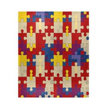 Imagem de Blueangle Manta colorida super macia e quente, 127 x 152 cm, leve para todas as estações, aconchegante e aconchegante para cama, sofá, sofá, fácil de cuidar (383)