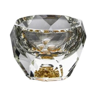 Imagem de Copo De Cristal Facetado De 50ML Com Fundo Duplo Para Whisky, Espresso