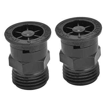 Imagem de Bocal de Sprinkler de 2 Unidades, Sprinkler Ajustável de Plástico de para Irrigação de Gramado de Jardim, Bico de Spray de 360 ​​graus Com Manual de Instalação,