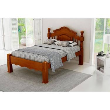 Imagem de Cama Queen Size Andressa De Madeira Maciça Pinus