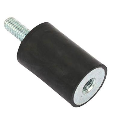 Imagem de Generic 4 Unidades de Borracha Monta Bobinas Antivibração para Compressores de Ar, Motores a Gasolina, Bombas de água Com Estabilidade Sob Forças Laterais, Preto/prata, para Máquinas Industriais