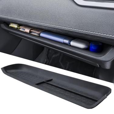 Imagem de RUNROAD Bandeja de porta-luvas de console central compatível com acessórios Toyota RAV4 2025 2024 2023 2022 2021 2020 2019, tapete organizador de passageiros para bandeja de apoio de braço com