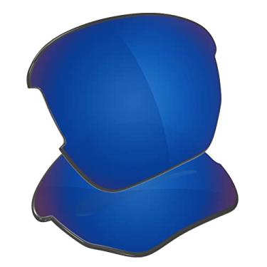Imagem de Galvanic Lentes de reposição para óculos de sol Oakley Flak Beta OO9363 | Flak Beta Asian Fit OO9372 - Safira polarizada