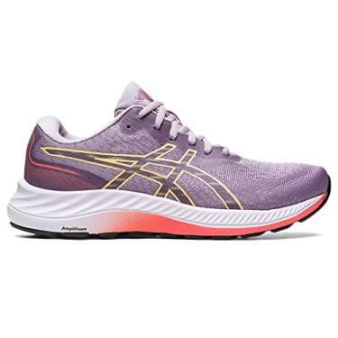Imagem de ASICS T nis de corrida feminino Gel-Excite 9, Quartzo violeta/laranja claro, 11.5