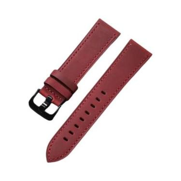 Imagem de Pulseira De Couro Vintage 20mm 22mm Para Samsung Galaxy Watch 7/6/5/4 