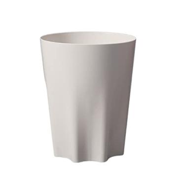 Imagem de Caixote do lixo nórdico redondo caixote do lixo doméstico cozinha sala de estar banheiro quarto classificação banheiro escritório latas de lixo cesta de papel caixote do lixo