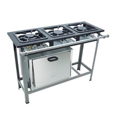 Imagem de Fogão Stori Max Pintado 3 Bocas Forno M11 Metalmaq