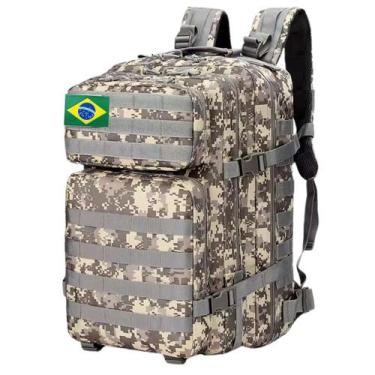 Imagem de Mochila militar 50l camping original 1000d impermeavel com divisorias 
