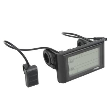 Imagem de Aoresac Visor LCD para Bicicleta Elétrica, Anel Adaptador de Diâmetro de Montagem 22,5 Mm / 25,4 Mm / 28,6, 24V 36V 48V 60V Universal, Fácil Instalação e Leve, Material ABS,
