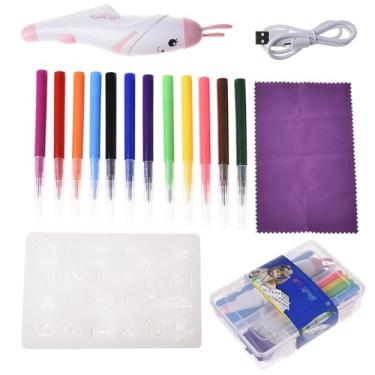 Imagem de Marcador de de tinta spray,Marcador de tinta elétrico | s de aquarela recarregáveis ​​para crianças com mais de 3 anos de idade para grafite de menino e menina