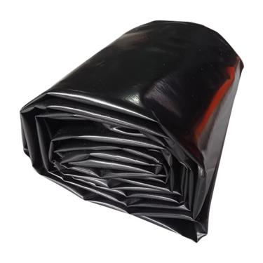 Imagem de Forro de lago HDPE preto 0,12 mm de espessura – flexível, durável para lagos de peixes, jardins aquáticos, córregos (vários tamanhos) (5,0 x 8,0 m)