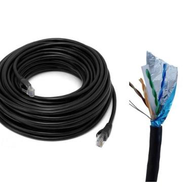 Imagem de Cabo De Rede Patch Cord Cat6 20 Metros 20m Cat 6 Blindado - CaboMix