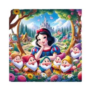 Imagem de Kit De Pintura Em Diamante 5D Para Adultos Alice No País Das Maravilha