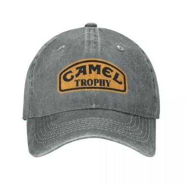 Imagem de Boné Clássico Vintage Com Logo Camel Trophy, Estilo Snapback, Ideal Pa