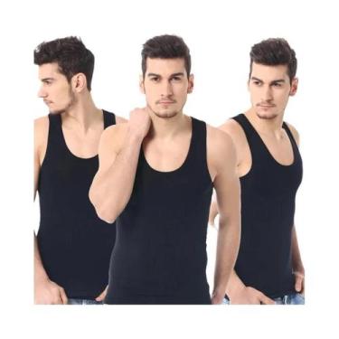 Imagem de Camiseta Regata Masculina De Algodão Sem Mangas Para Todas as Estações