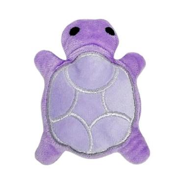Imagem de Mini Tartaruga De Pelúcia Para Cães, Brinquedo Para Alívio Da Dentição