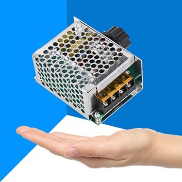 Imagem de Generic Regulador de Tensão CA Ajustável de 4000 W para Controle de Velocidade do Motor Elétrico e Ajuste de Temperatura, Design de Capacitância Dupla para Segurança, Ideal para Vários Dispositivos