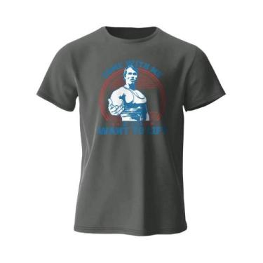 Imagem de Camiseta Masculina Oversized Com Estampa Divertida, 100% Algodão, Tops