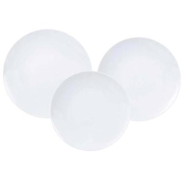 Imagem de Aparelho de Jantar 18 Peças Tramontina Leonora Porcelana Branca Leve C