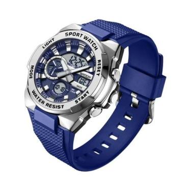 Imagem de Relógio Esportivo Tático Masculino Com Mostrador Grande, Marca SANDA, 