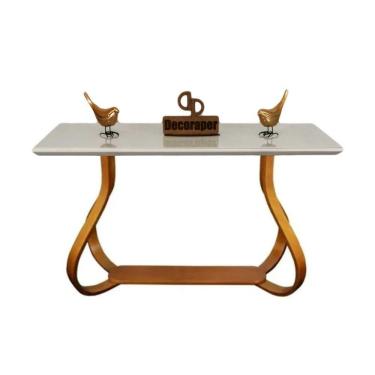 Imagem de Aparador Cebola Com Tampo Em Laca Vidro 140cm Off White