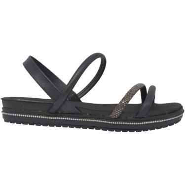 Imagem de Sandália Feminina Papete Casual Dia a Dia Passeio Verão Calce Fácil com Strass Conforto Beira Rio 8565.101