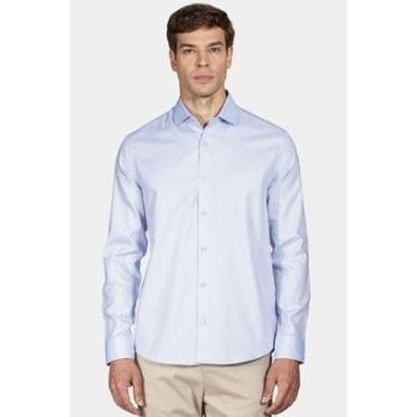 Imagem de Camisa Aramis Manga Longa Slim Azul Claro-Masculino