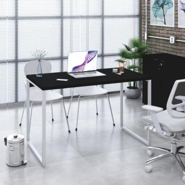 Imagem de Mesa de Escritorio Office Kuadra 120cm Est.Branca - Metalig