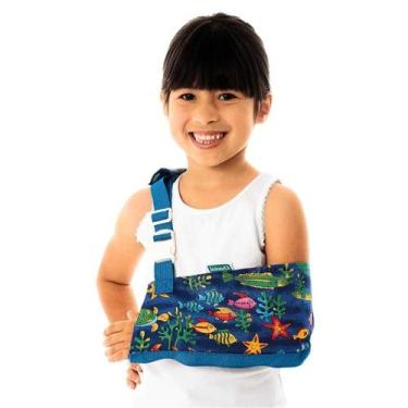 Imagem de Tipoia Infantil Simples Chantal Algodão Estampada Bilateral, 1