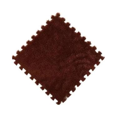 Imagem de Tapete De Brincar Infantil De Pelúcia Macia 30x30CM, Tapete De Quebra-