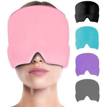 Imagem de Super Touca Alivio Enxaqueca Mascara Térmica Bolsa Gel Ajust - Sweet H
