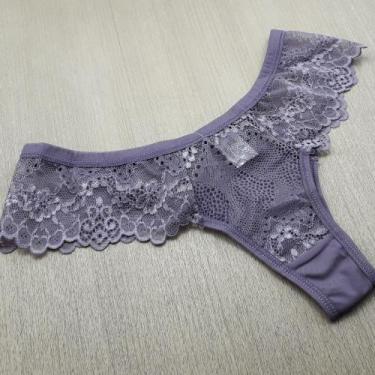 Imagem de Tanga Fio Renda Cor:OrquídeaTamanho:GG - Kit Mania Lingerie, Orquídea,