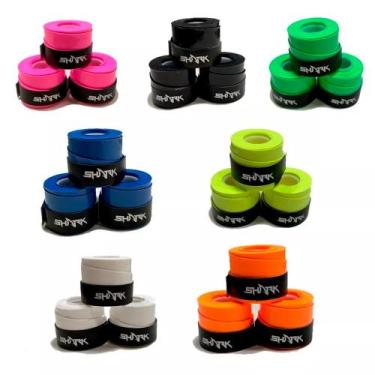 Imagem de Overgrip Beach Tennis 7 Unidades Sortidas Shark, Único, Unissex, Color