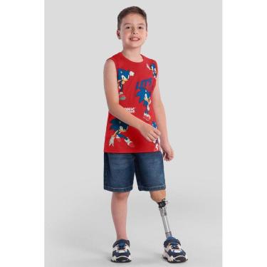 Imagem de Regata infantil menino do Sonic Brandili