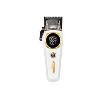 Imagem de Maquina de Cortar Cabelo Profissional Wmark NG 8004 COR:BRANCO, Branco