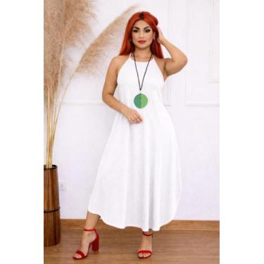Imagem de Vestido Alcinha Com Bolso - nascimentomodas2020, Branco, M